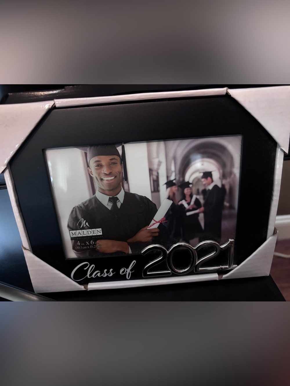 Malden White Photo Frame Box with Logo